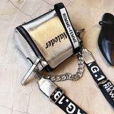 Holiday PU Messenger Crossbody Women Letter Shoulder Bag