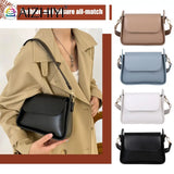 Underarm Bag Women Wide Strap PU Leather Small Handbag