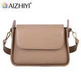 Underarm Bag Women Wide Strap PU Leather Small Handbag