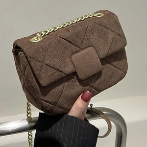 Matte Small Chain Messenger Bag