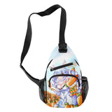 Usada Pekora Crossbody Chest Bag Waterproof Boys/Girls Sports Travel Bag