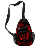 Skeleton Crossbody Chest Bag 3D Print Waterproof Teen Travel Shoulder