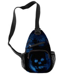Skeleton Crossbody Chest Bag 3D Print Waterproof Teen Travel Shoulder