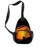 Skeleton Crossbody Chest Bag 3D Print Waterproof Teen Travel Shoulder