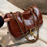 Women's Messenger Bags with Chains Shoulder Bags