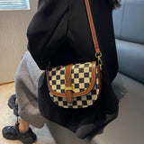 High-End Women's Messenger Bag One-Shoulder Saddle Bag