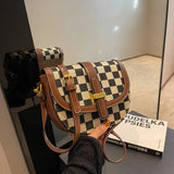 High-End Women's Messenger Bag One-Shoulder Saddle Bag