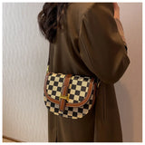 High-End Women's Messenger Bag One-Shoulder Saddle Bag