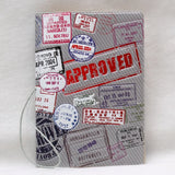 Stylish Passport Cover, PU Leather, Fits 14*9.6CM Passport Holder