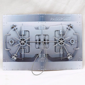 Creative Mechanical Protection Bag for 14*9.6CM Passport Holder