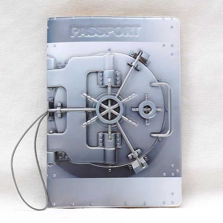 Creative Mechanical Protection Bag for 14*9.6CM Passport Holder