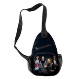 Maneskin Crossbody Chest Bags Waterproof Boys/Girls Sports Travel Bags