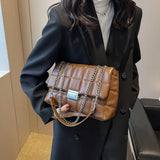 Women's Messenger Bag PU Leather Large Capacity Shoulder Handbag