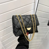 Women's Chain Shoulder Messenger Bag Small Square Bag