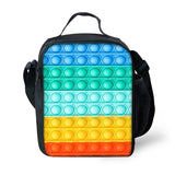 Colorful Push Bubble 3D Printed Picnic Bag Lunch Box
