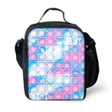 Colorful Push Bubble 3D Printed Picnic Bag Lunch Box