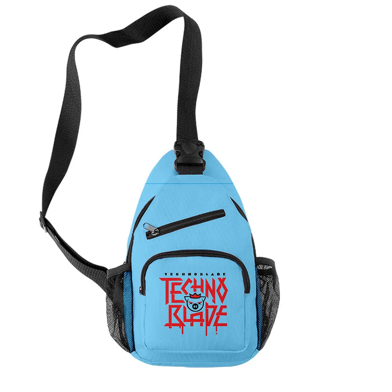 Technoblade Crossbody Chest Bag Waterproof Sports Travel Shoulder Bag