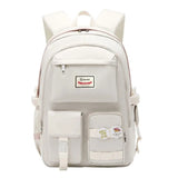 Portable Smooth Zipper Backpack School Bag Storage