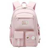 Portable Smooth Zipper Backpack School Bag Storage