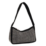 Retro Light Diamond Shoulder Bag Women's Crossbody Small Square Bag