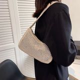 Retro Light Diamond Shoulder Bag Women's Crossbody Small Square Bag