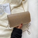 Retro Casual Small Bag Women's Clutch Chain Shoulder Messenger Bag