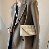 Rhombus Women's Bag Texture Shoulder Bag All-match Messenger Bag Women Handbags