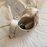 Small PU Leather Shoulder Bag for Women Casual Totes