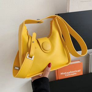 Small PU Leather Shoulder Bag for Women Casual Totes