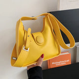 Small PU Leather Shoulder Bag for Women Casual Totes