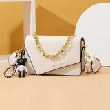Small Shoulder Bag with Chain for Women