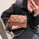 Autumn Diamond Shoulder Bag Women Messenger Crossbody