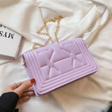 Solid Bag Women Chain Shoulder Messenger Bags All-match Hot