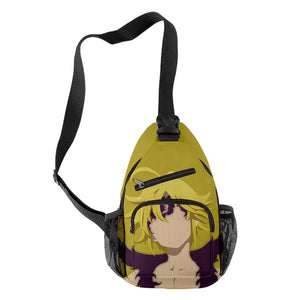 7 Deadly Sins Chest Bags Waterproof Kids Travel Shoulder Bag