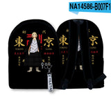 Tokyo Revengers School Backpack 3D Print Waterproof Boys/Girls Travel Bag