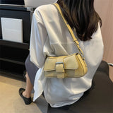 Texture PU Leather Shoulder Bags Lady High Handbag Crossbody Bag