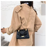 Versatile Ins Ladies Bag Chain Crossbody Handbag Small Square