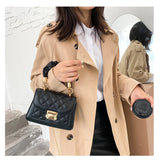 Versatile Ins Ladies Bag Chain Crossbody Handbag Small Square