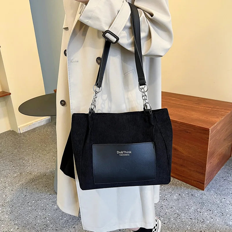 Women Bags Autumn Winter Retro Bucket Bag
