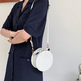 Women Small Shoulder Bag Round Messenger Bag
