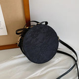 Women Small Shoulder Bag Round Messenger Bag
