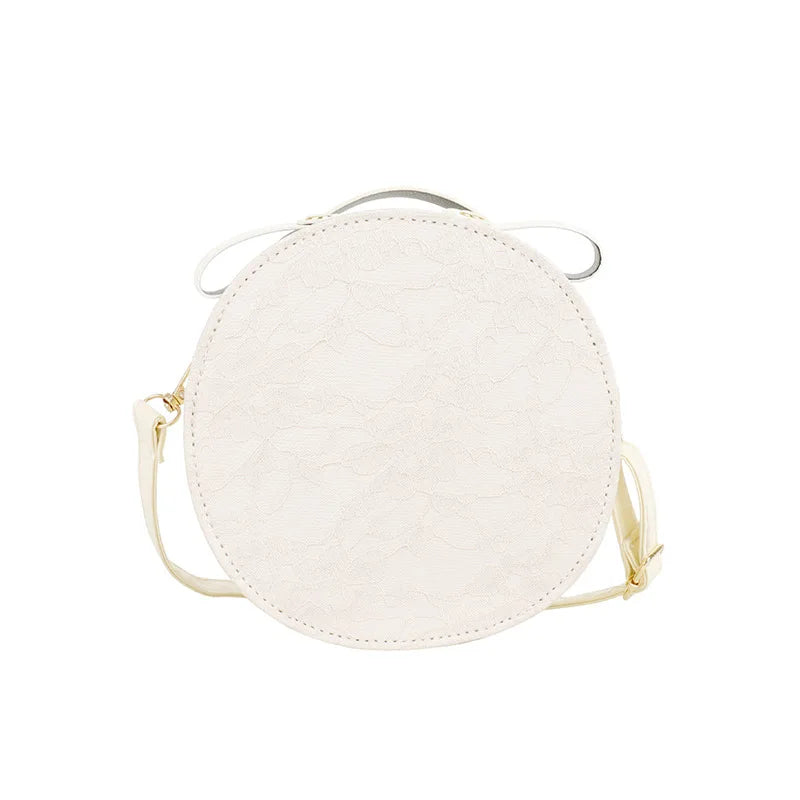 Women Small Shoulder Bag Round Messenger Bag