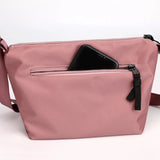 Nylon Hobo Shoulder Bags Casual Solid Make Up Bags
