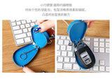 Crocodile Pattern Leather Car Key Bag