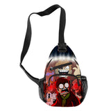 Eddsworld Chest Bag Waterproof Boys/Girls 3D Print Shoulder Bag