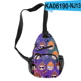 Eddsworld Chest Bag Waterproof Boys/Girls 3D Print Shoulder Bag