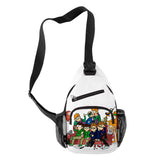 Eddsworld Chest Bag Waterproof Boys/Girls 3D Print Shoulder Bag