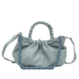 Fold Portable Small Bag Thick Chain Shoulder Bag