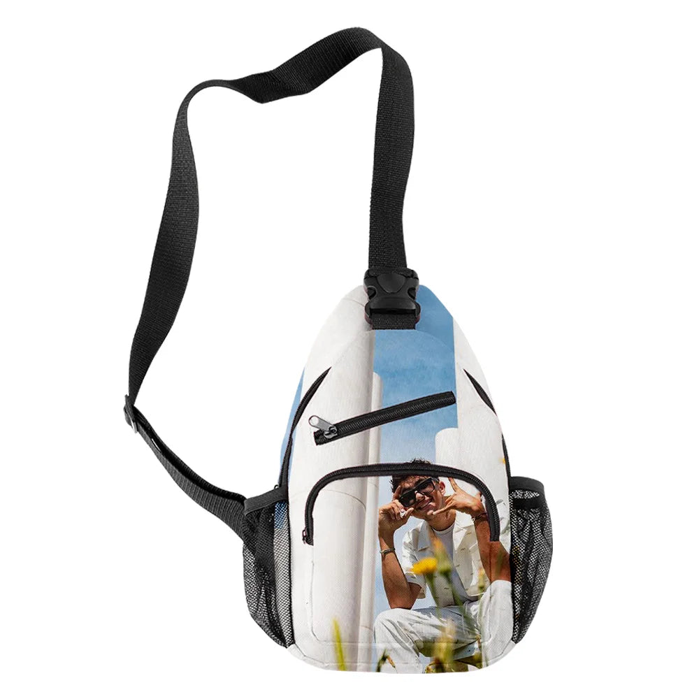 Inoxtag Chest Bags Waterproof Boys/Girls Sports Travel Shoulder Bags