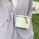 All-Match Diamond Messenger Bag Ladies Small Square Bag